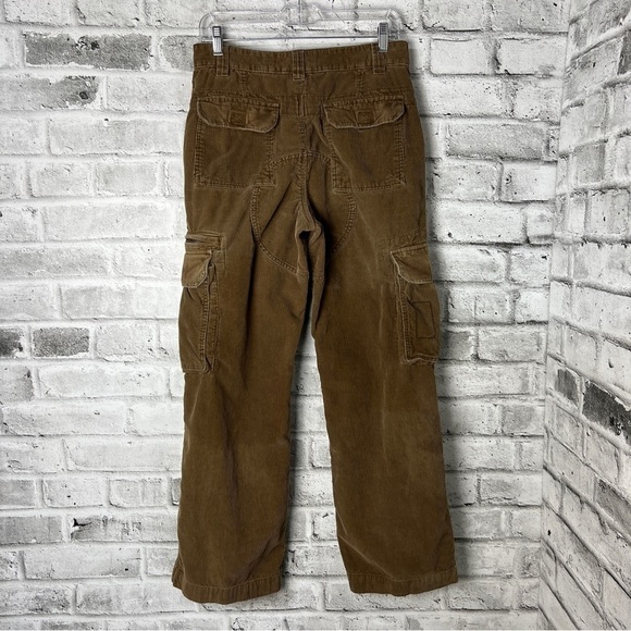 Y2K High Rise Relaxed Fit Cargo Corduroy Pants - Picture 6 of 8